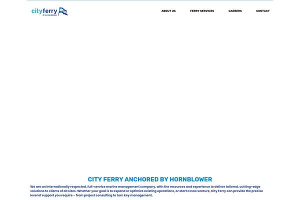 cityferry.com site used City-ferry