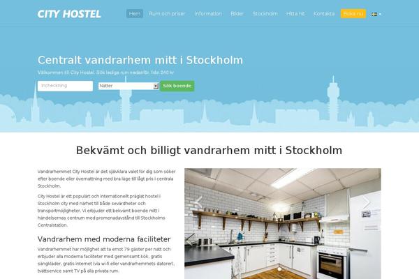 Cityhostel theme site design template sample