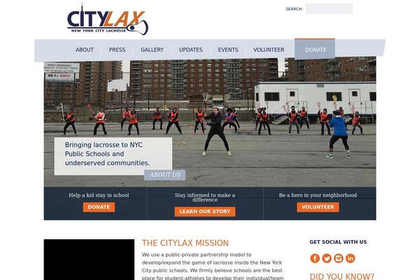 citylax.org site used Template4