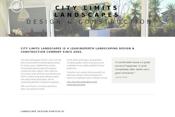 citylimitslandscapes.com.au site used Ccl-theme-child