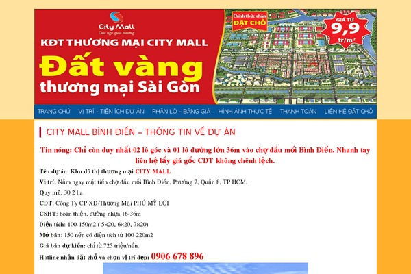 citymallbinhdien.com site used Giaodien010