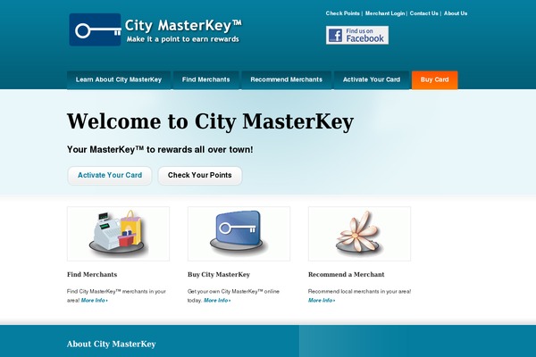 citymasterkey.com site used Feature Pitch