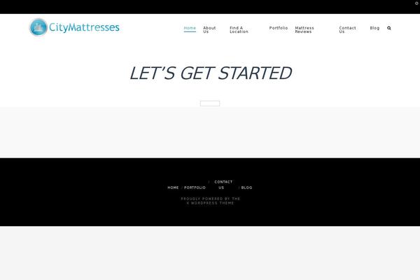 WordPress website example screenshot