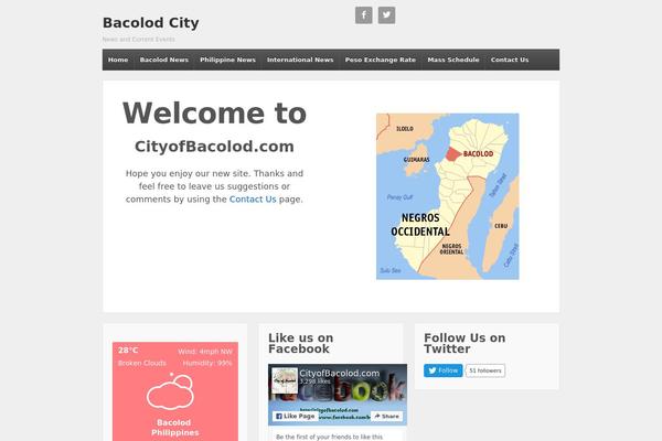 WordPress website example screenshot