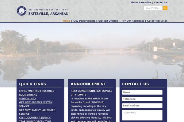 Site using Cityofbatesville plugin