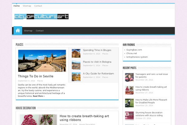Sahifa theme site design template sample