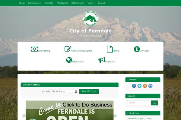 cityofferndale.org site used GovPress