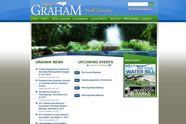 cityofgraham.com site used City_of_graham