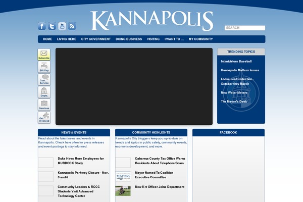 cityofkannapolis.com site used Kannapolis