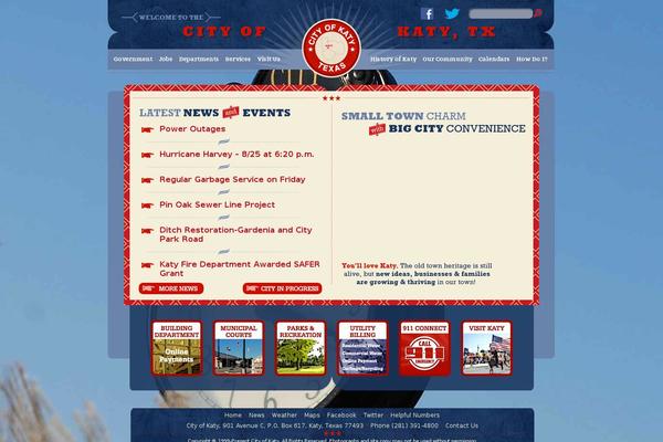 Katy theme websites examples