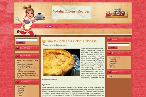 cityofvidalia.com site used Online_recipes