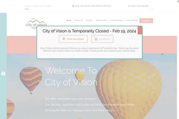 cityofvision.com site used Optometry