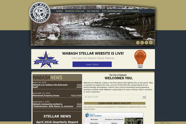 cityofwabash.com site used Cityofwabash