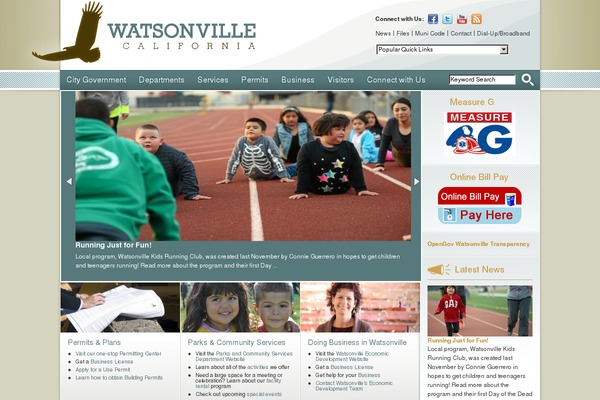 watsonville_city theme websites examples