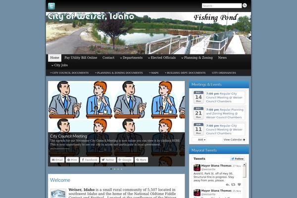 Graphene theme site design template sample