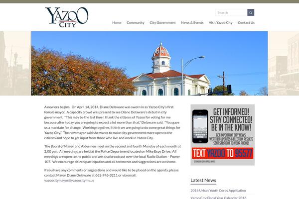 yazoo theme websites examples