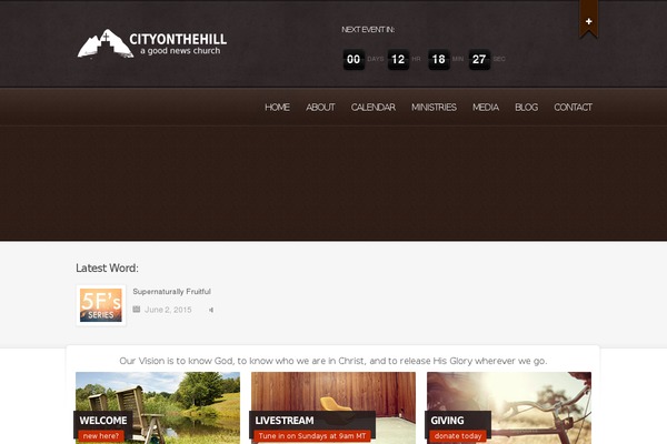 cityonthehill.com site used Coth