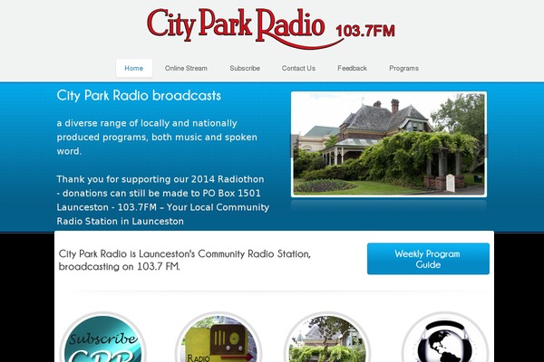 cityparkradio.com site used Cityparkradio