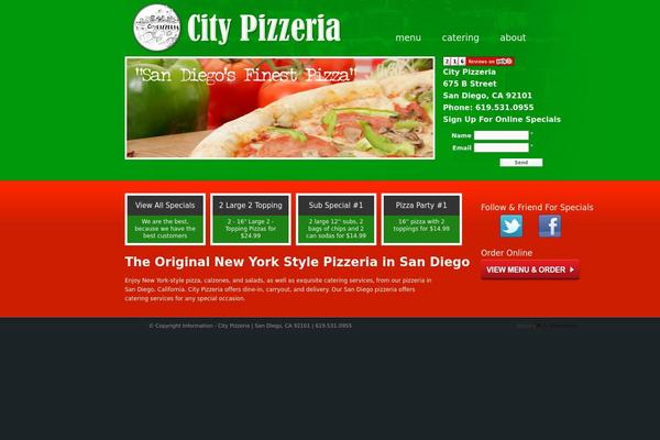 citypizza theme websites examples