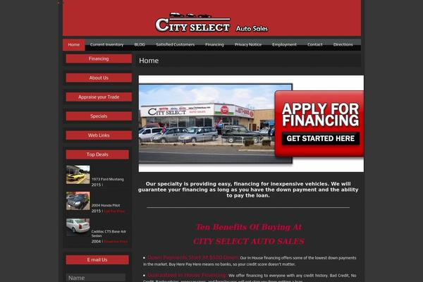 cityselectauto.com site used Automotive_deluxe