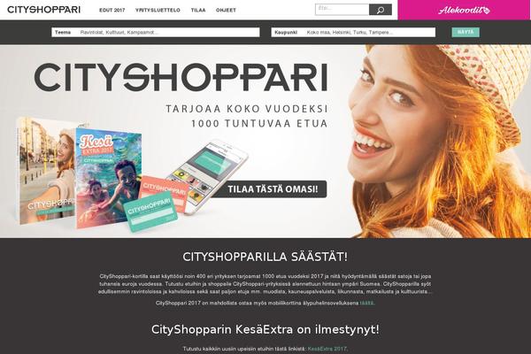 cityshoppari.fi site used Cityshoppari
