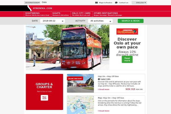 Citysightseeing theme websites examples