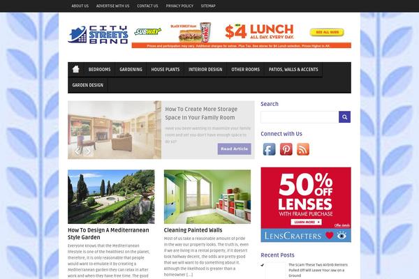 WordPress website example screenshot