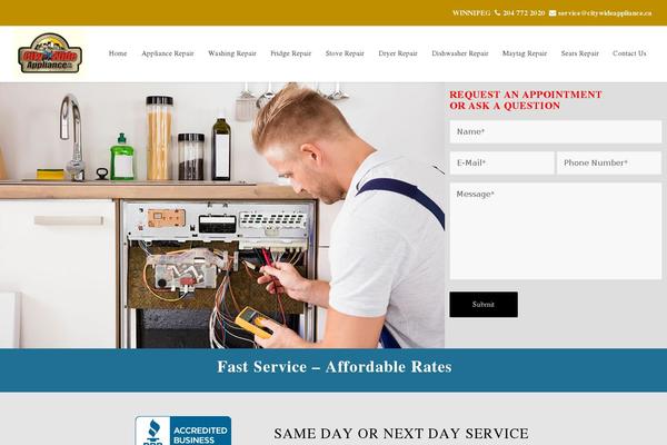 citywideappliance.ca site used Citywide