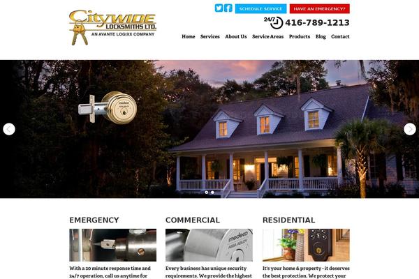 Citywide theme site design template sample