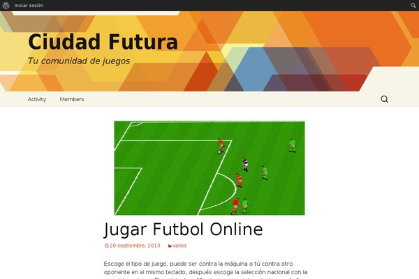Twenty Thirteen theme site design template sample
