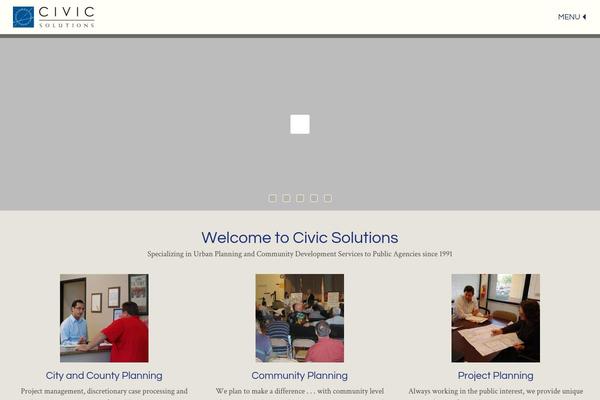 civicsolutions.com site used Momentum-for-small-business