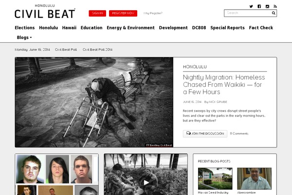 civilbeat.com site used Becivil