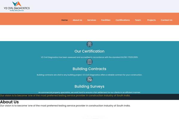 WordPress website example screenshot