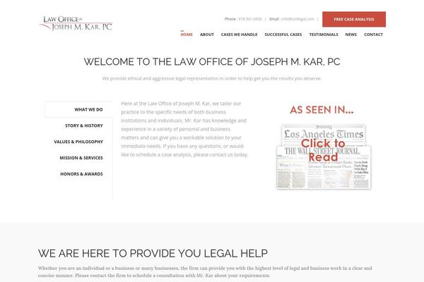 civillegal.com site used Joe-kar