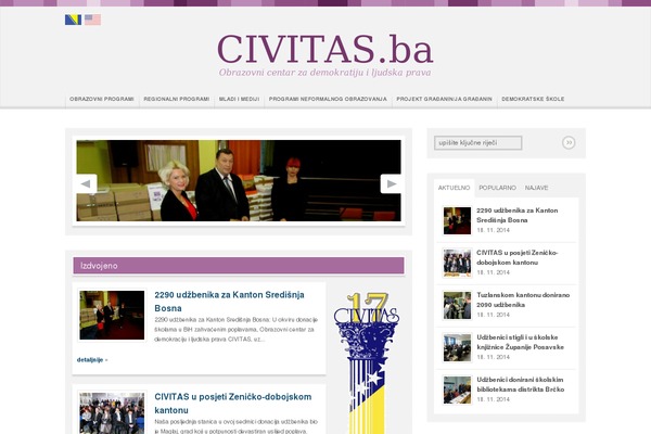 Civitas theme site design template sample