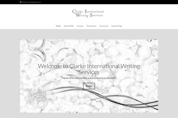 Divi theme site design template sample