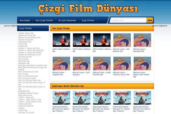 cizgifilmdunyasi.org site used Oyunport