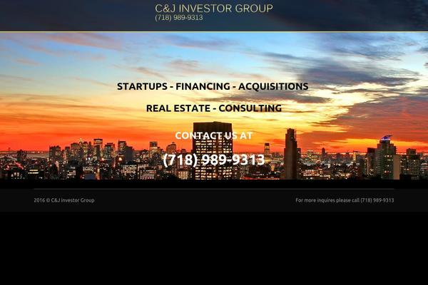 cjinvestorgroup.com site used Aeron