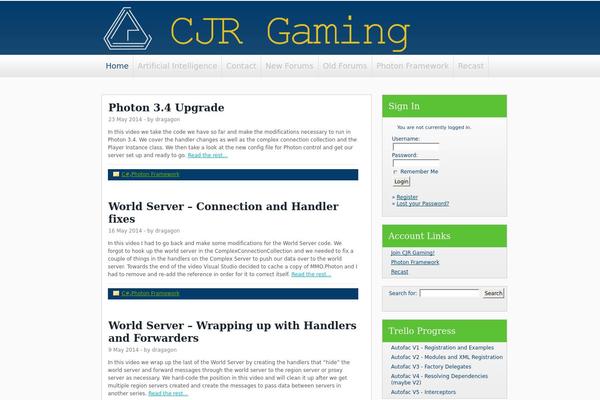 WordPress website example screenshot