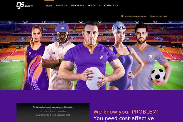 cjssports.com.au site used Vsports