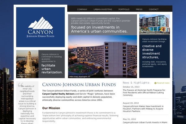 cjuf.com site used Canyonjohnson