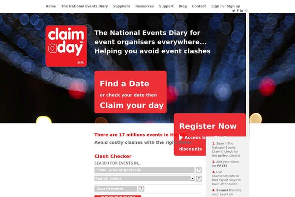 claimaday.com site used Claimaday