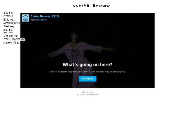 clairebarrow.com site used Cbarrowt