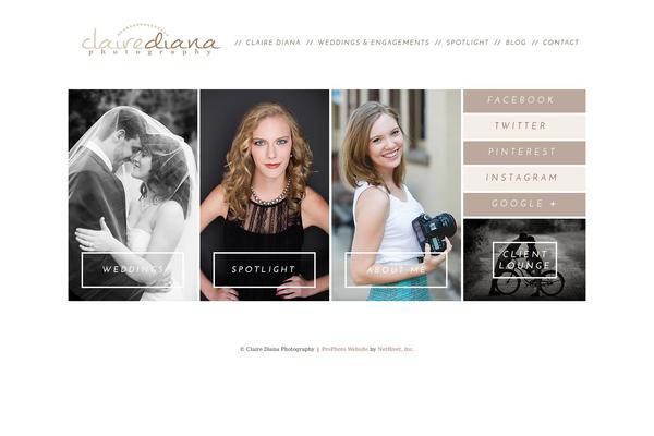 ProPhoto 5 theme site design template sample