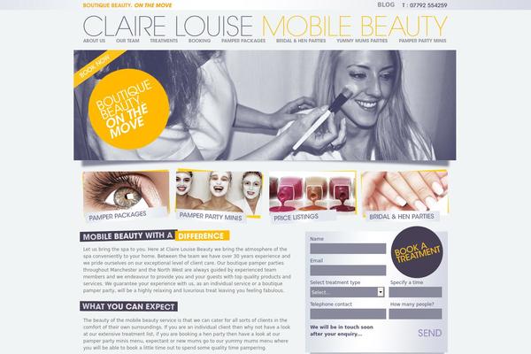 clairelouisebeauty.com site used Clb