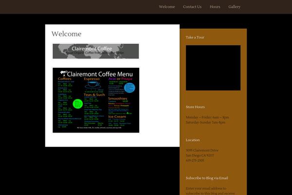 WordPress website example screenshot