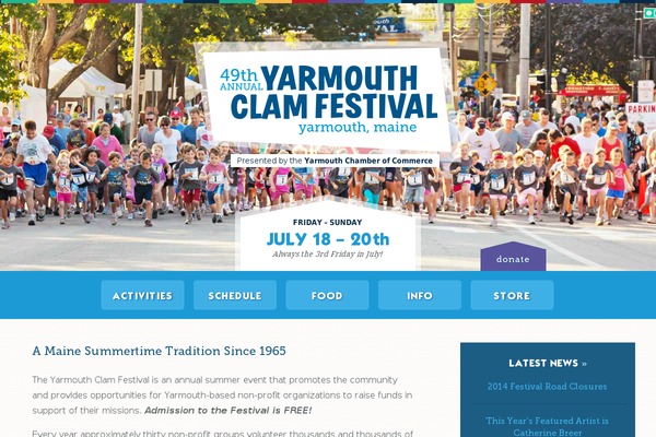 clamfestival.com site used Ycf