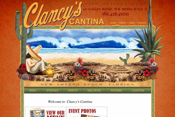 clancyscantina.com site used Clancytheme