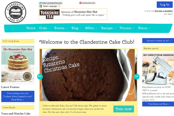 clandestinecakeclub.co.uk site used Clandestine2013
