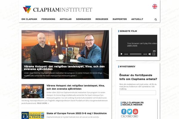 claphaminstitutet.se site used Realnews